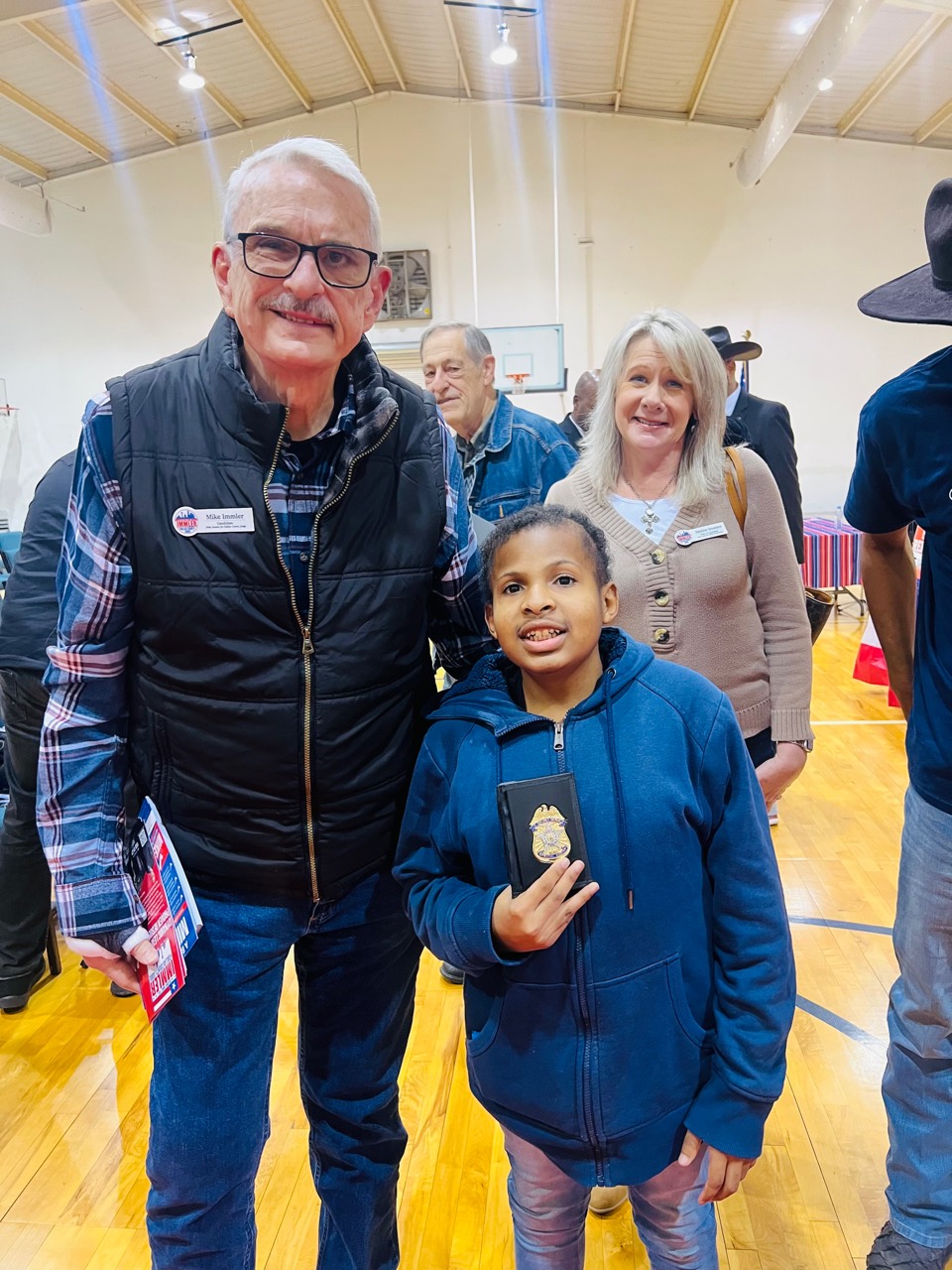 Mike Immler at a community event