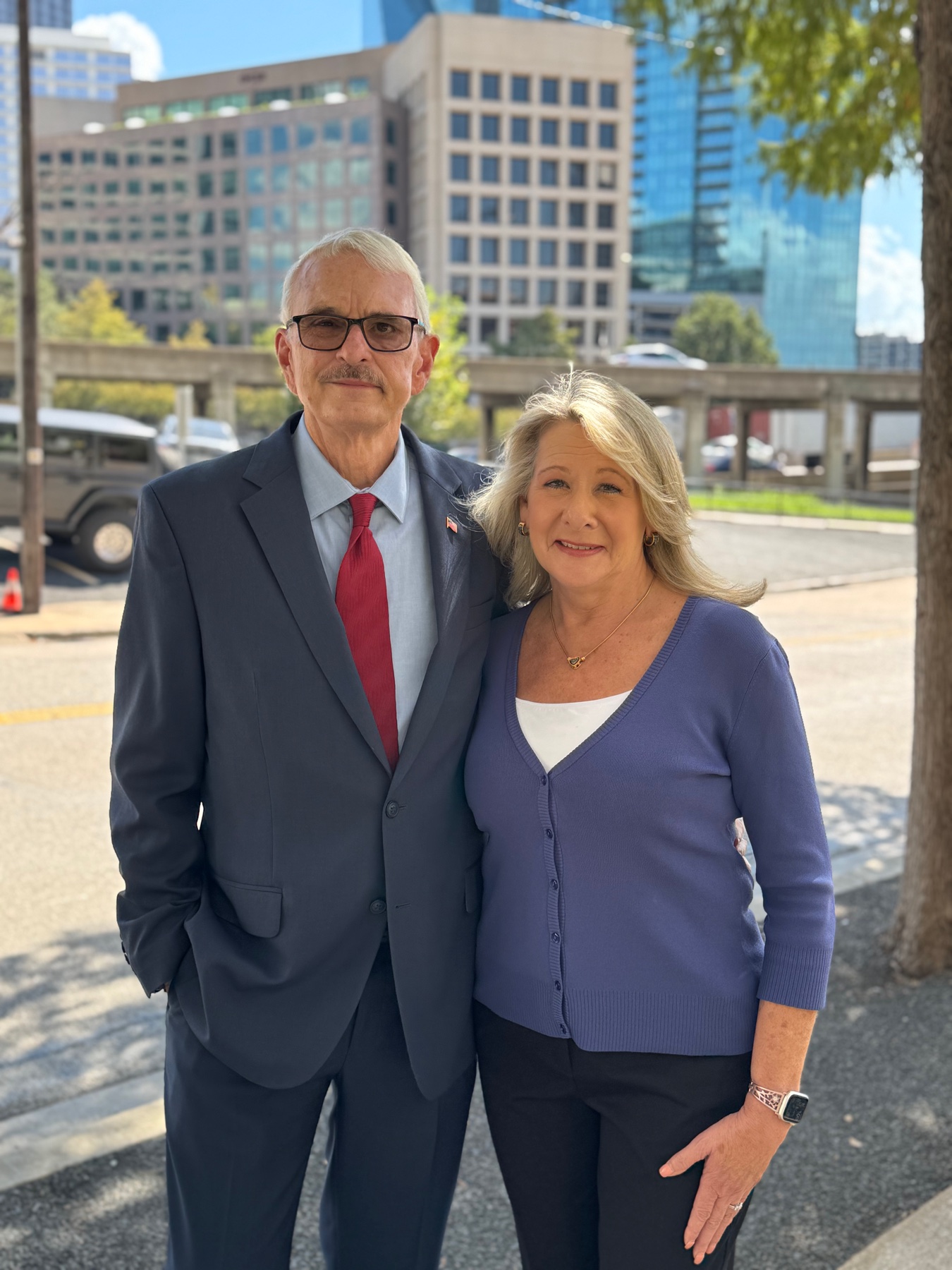 Mike Immler and his wife in Dallas